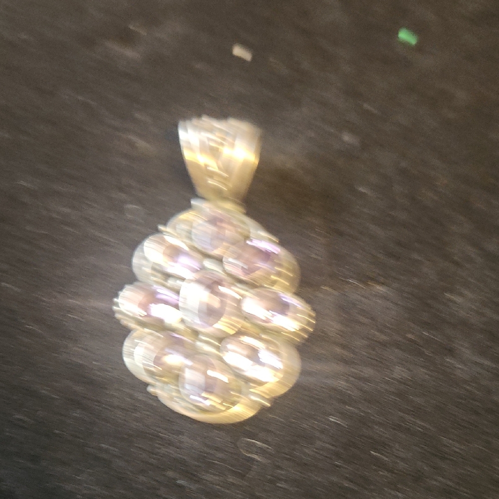 Elegant Silver and Purple Gemstone Pendant